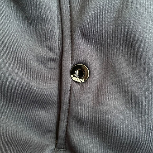 Bench Full Zip Hoodie Womens Size M / US 8 Purple Thumbhole Pockets Printed Logo - Picture 5 of 13